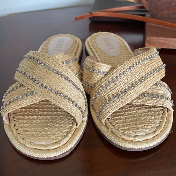 NEW SCHUTZ “Carlotta” crisscross sandals - Picture 2 of 7